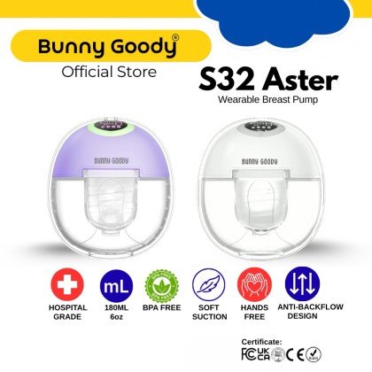 S32 Aster Wearable Breast Pump 4 Modes