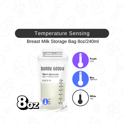 Temperature Sensor Breastmilk Storage Bag