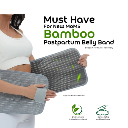 Postpartum Bamboo Belly Wrap Abdominal